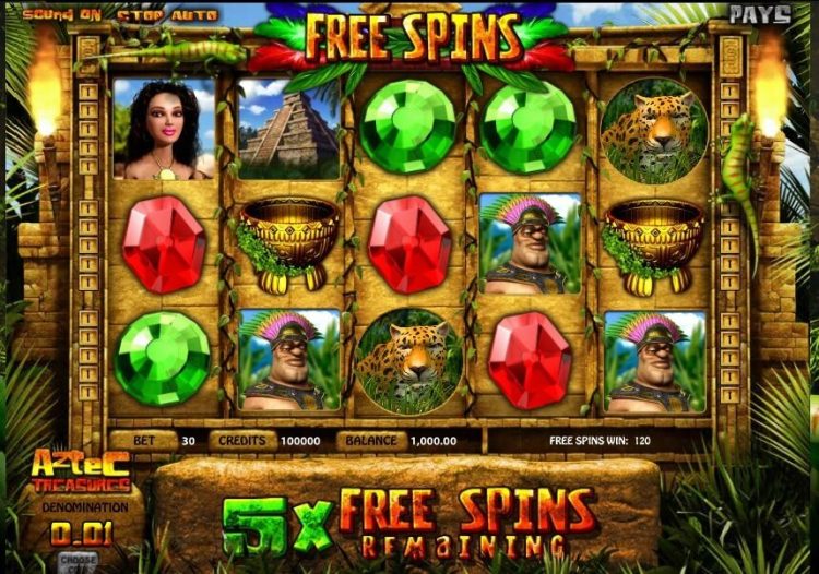 Aztec Treasures online slot Free Spins