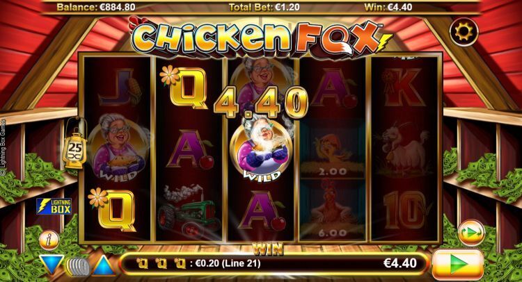 Chicken Fox slot review Lightning Box