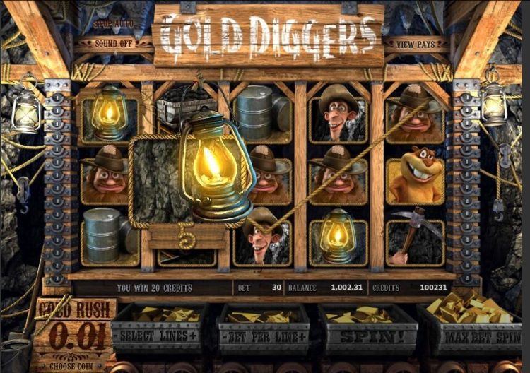 Gold Diggers online slot Betsoft