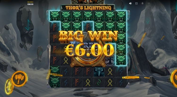 Thors Lightning slot big win