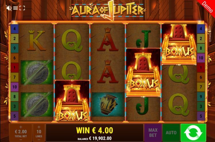 Aura of Jupiter slot review