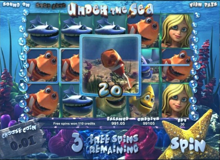 Under The Sea online slot Free Spins