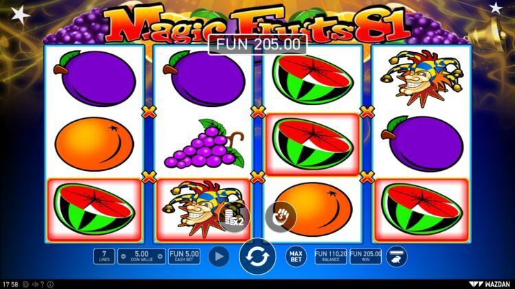 Magic Fruits 81 online slot feature