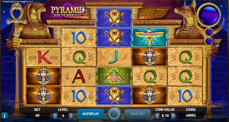 Pyramid Quest for Immortality NetEnt slot review