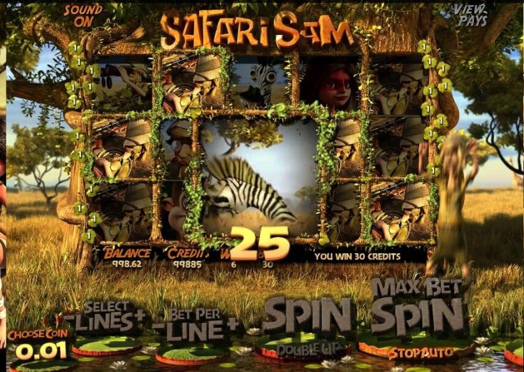 Safari Sam gokkast