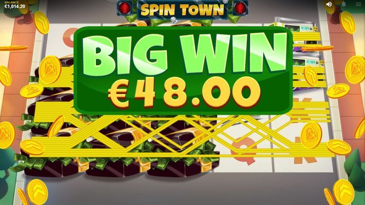 Spin Town slot big win