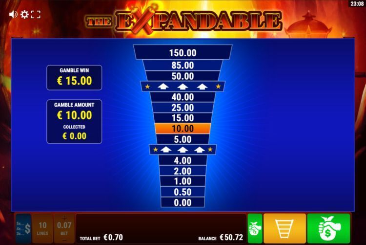 The Expandable slot gamble feature