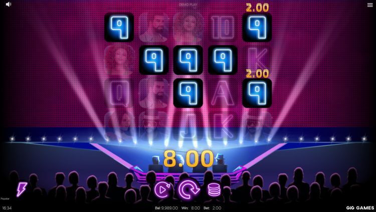 Popstar slot review GIG Games