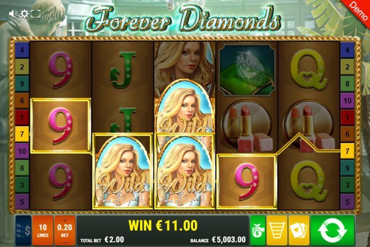 Forever Diamonds slot review Gamomat