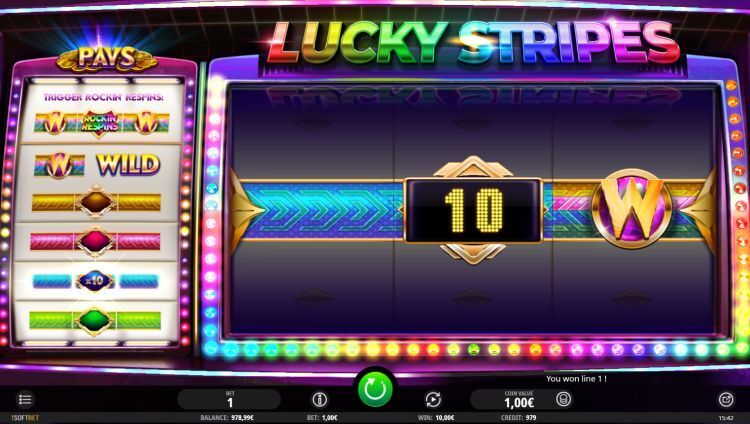 Lucky Stripes slot review iSoftBet