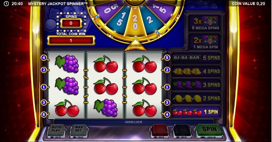 Mystery Jackpot Spinner online slot review