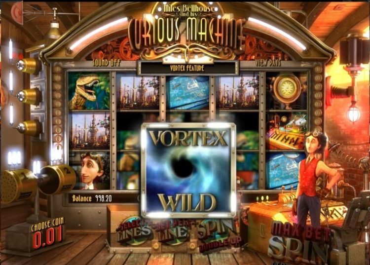 The Curious Machine slot Vortex Wild