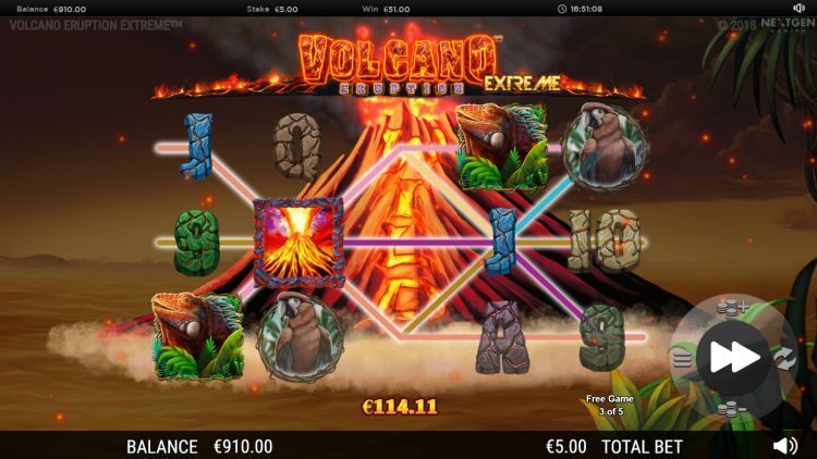 Volcano Eruption Extreme online slot bonus