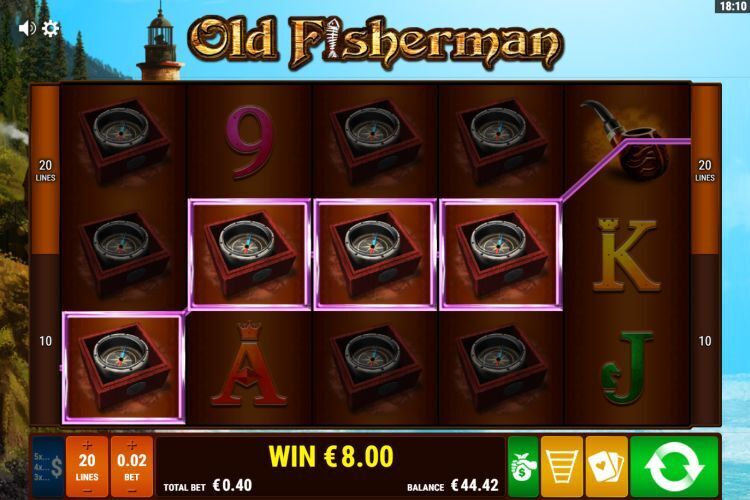 Old Fisherman gokkast gameplay