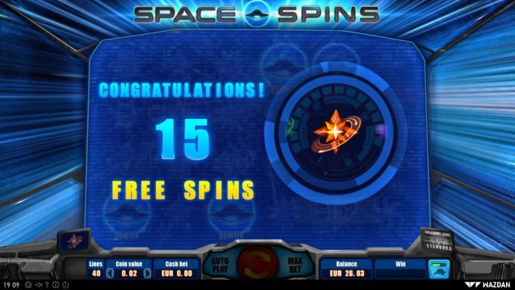Space Spins slot review Wazdan Free Spins