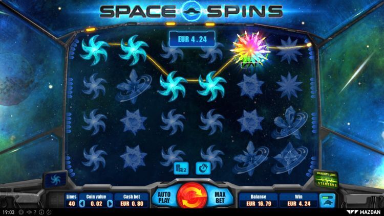 Space Spins slot review Wazdan