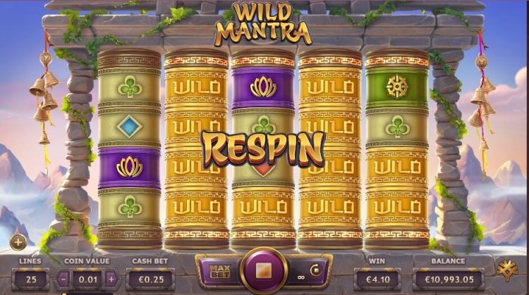 Wild Mantra online slot Yggdrasil