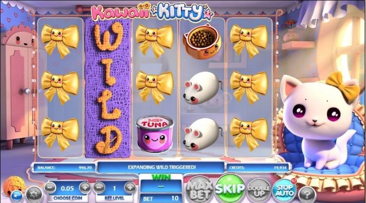 Kawaii Kitty online slot Wild feature