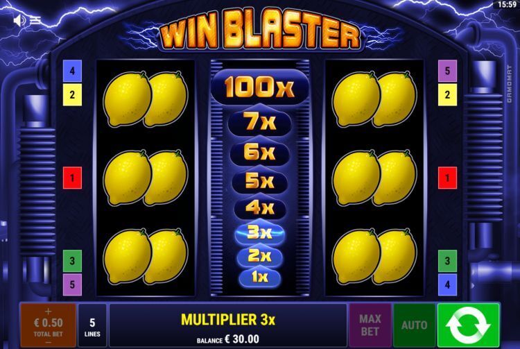 Win Blaster Multiplier win