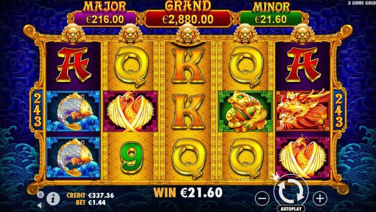 5 Lions Gold slot review