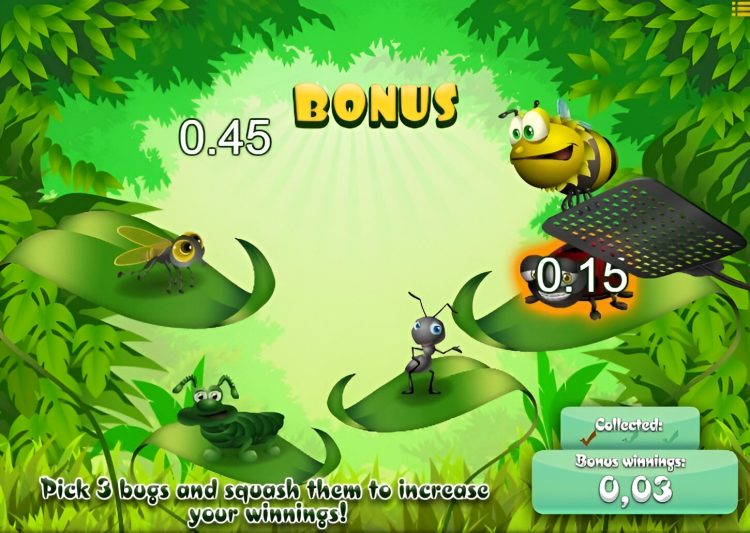 Bugs World slot bonus