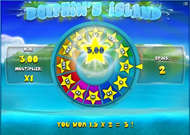 Dolphins Island gokkast bonus win