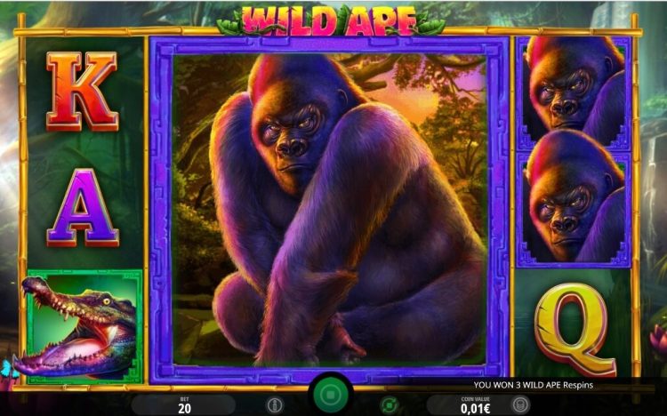 Wild Ape online slot feature win