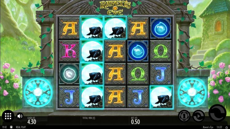 Ravens Eye slot bonus win