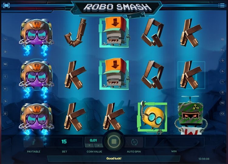 iSoftBet Robo Smash gokkast
