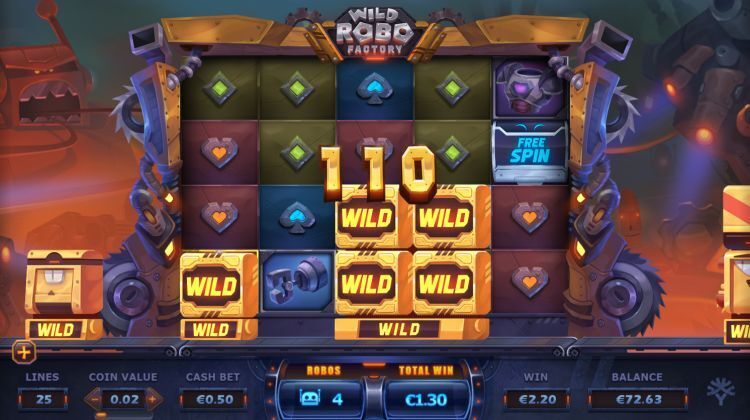 Wild Robo Factory slot Free Spins bonus