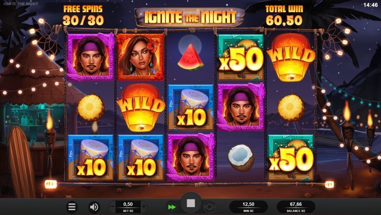 Ignite The Night slot Free Spins bonus