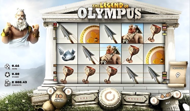 Legend of Olympus online slot gameplay