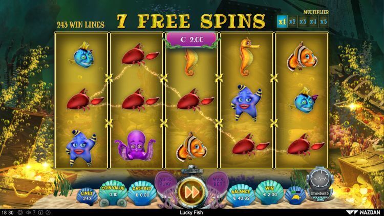 Lucky Fish slot Wazdan free spins
