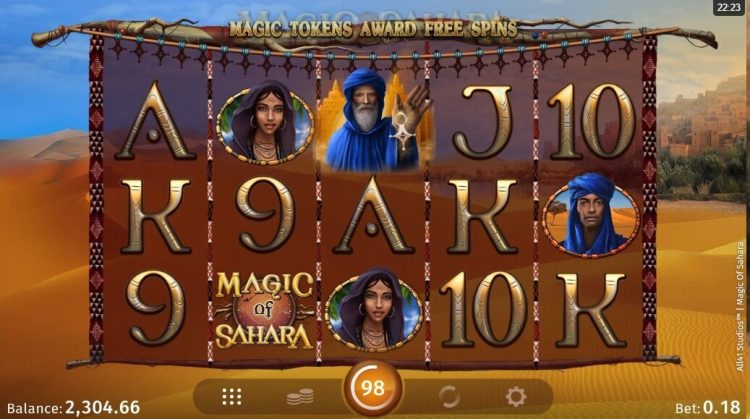Magic of Sahara slot review Microgaming