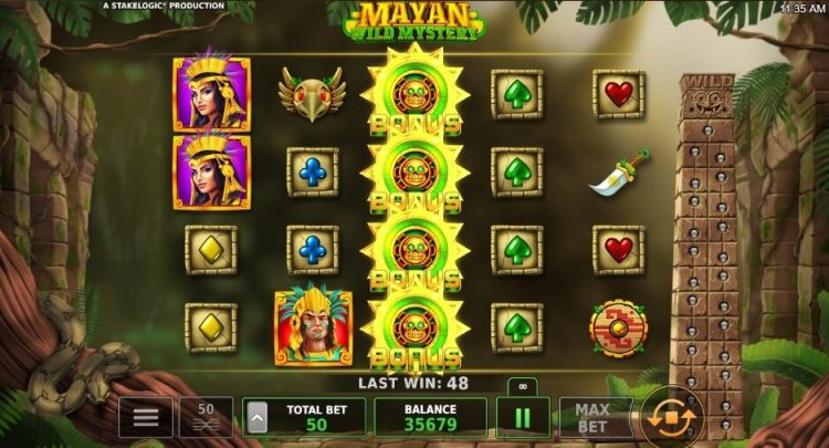 Mayan Wild Mystery gokkast bonus