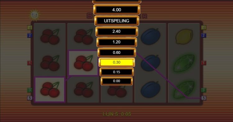 Super Liner gokkast gamble feature