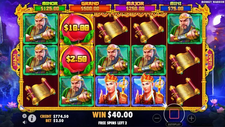 Monkey Warrior online slot Free Spins
