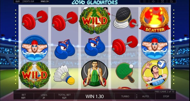 2016 Gladiators gokkast gameplay