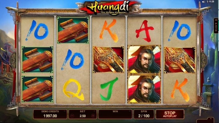 Huangdi The Yellow Emperor gokkast review Microgaming