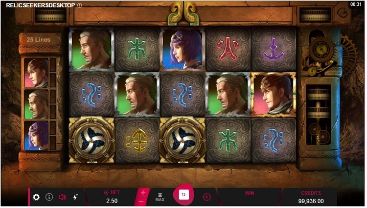 Relic Seekers online slot gameplay