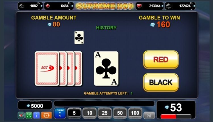 Supreme Hot slot gamble feature