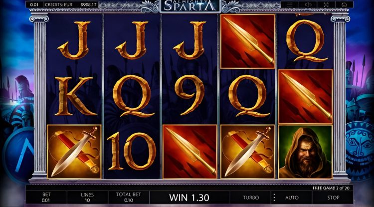 Almighty Sparta online gokkast gameplay