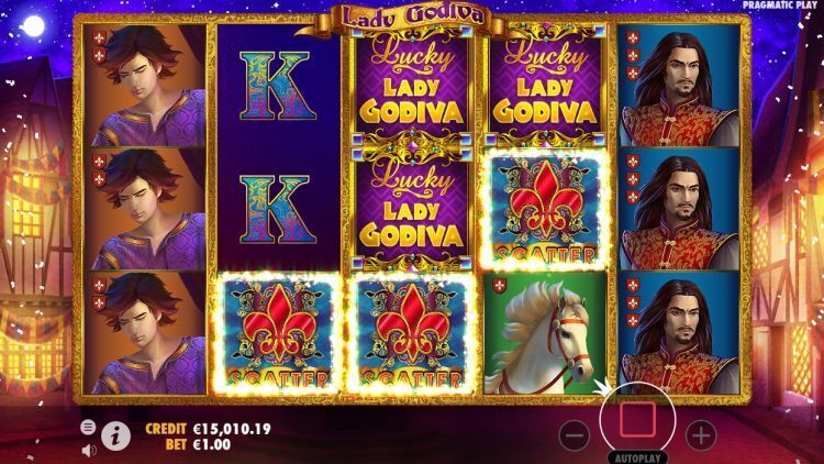 Lady Godiva slot Free Spins win