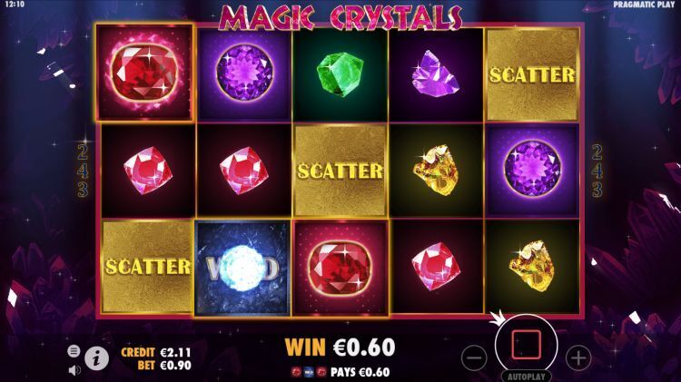 Magic Crystals gokkast bonus win