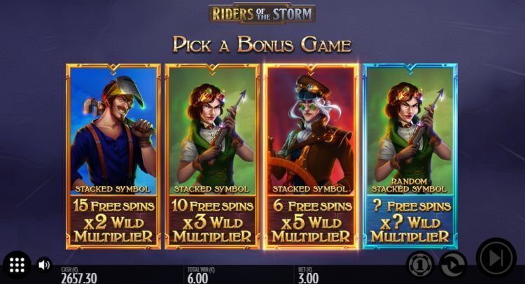 Riders of the Storm online slot Free Spins