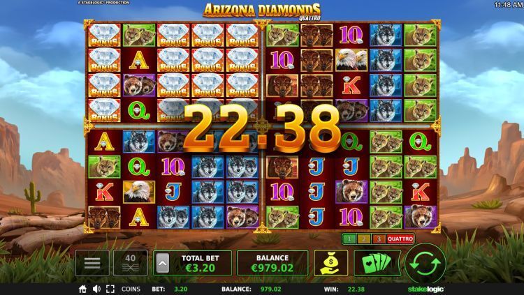 Arizona Diamonds Quattro slot Stakelogic