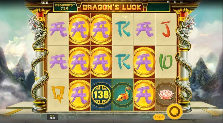 Dragons Luck Megaways gokkast gameplay