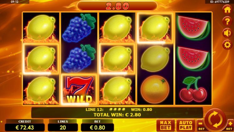 Hottest Fruits 20 slot win