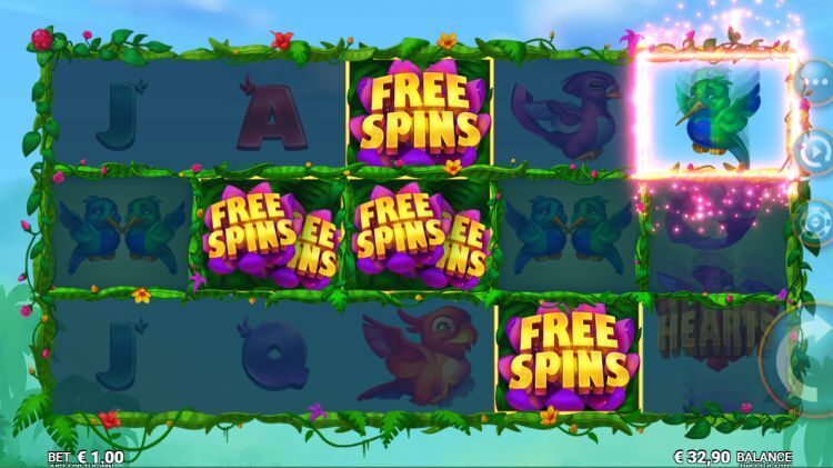 Tweethearts online slot bonus win