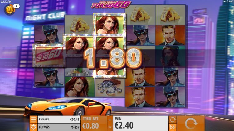 Wild Chase Tokyo Go slot review Quickspin